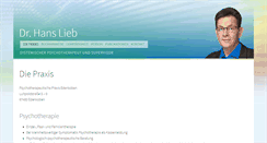 Desktop Screenshot of hans-lieb.de